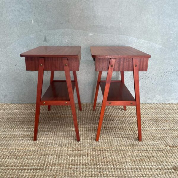 Scandinavian Mid-Century Bedside Duo - Image 4