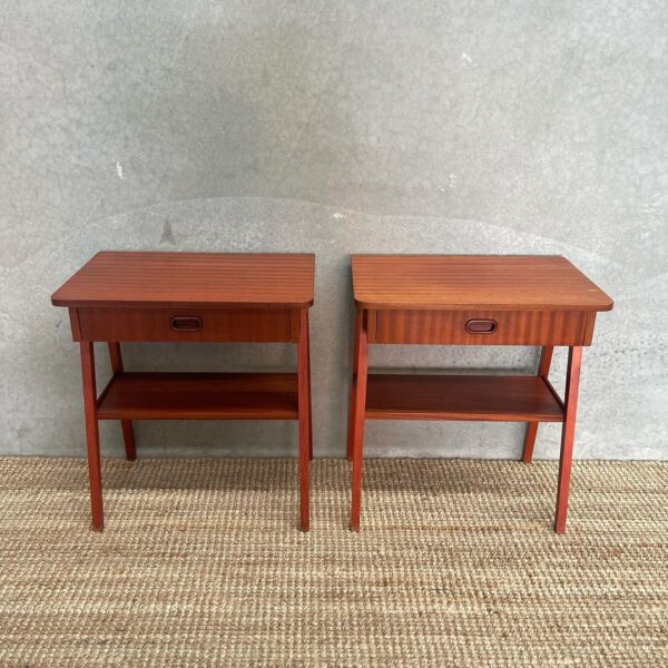 Scandinavian Mid-Century Bedside Duo - Image 2