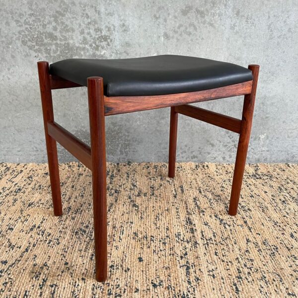 Rare Danish 1960s Mid-Century Footstool (2)