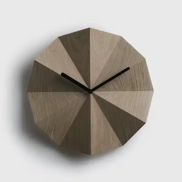 Lawa Delta Clock Smoked Oak3