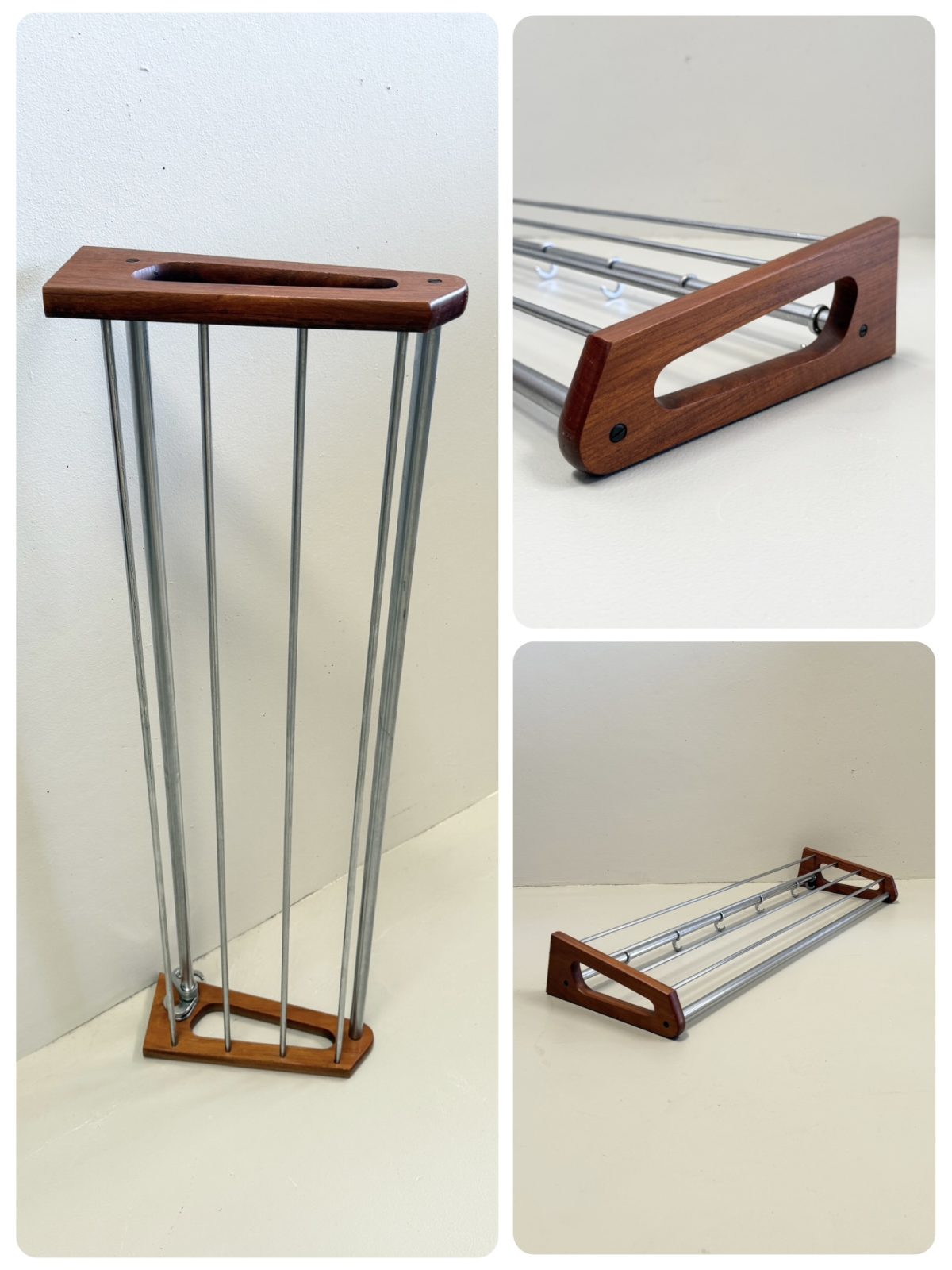 Scandinavian Mid-Century Hat / Coat Rack