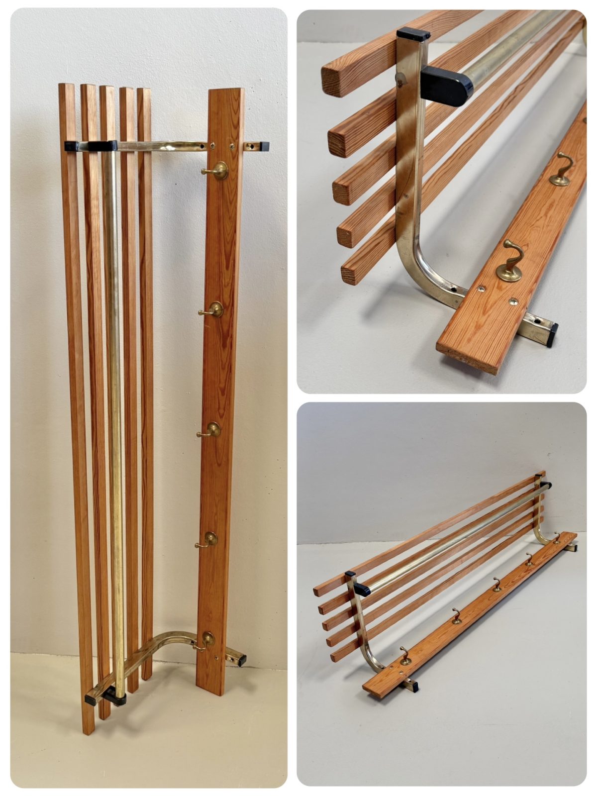 Scandinavian Mid-Century Coat / Hat Rack