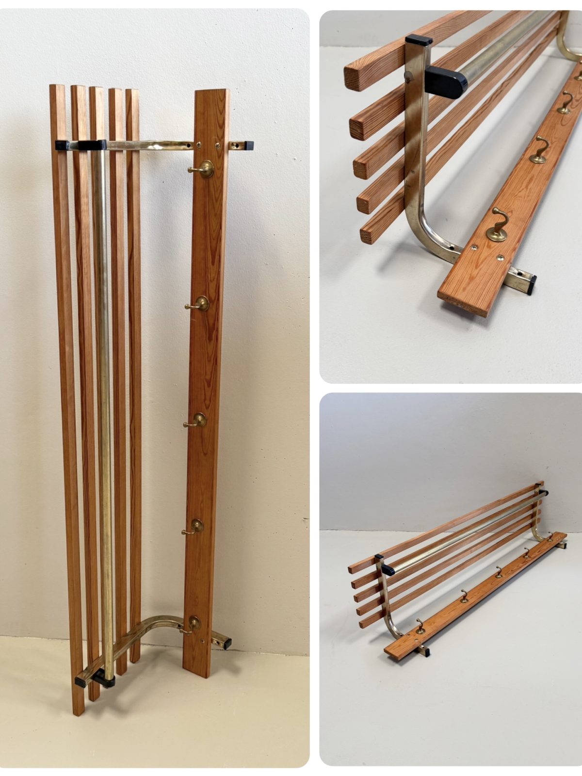 Scandinavian Mid-Century Coat / Hat Rack